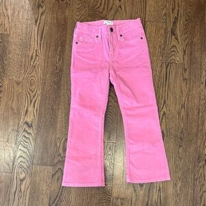 Crewcuts Pink Corduroy Flare Pants NWT size 7